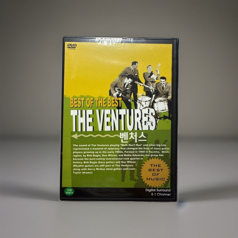 The Ventures Best Of The Best the Ventures DVD Korean Release New Sealed US Sllr